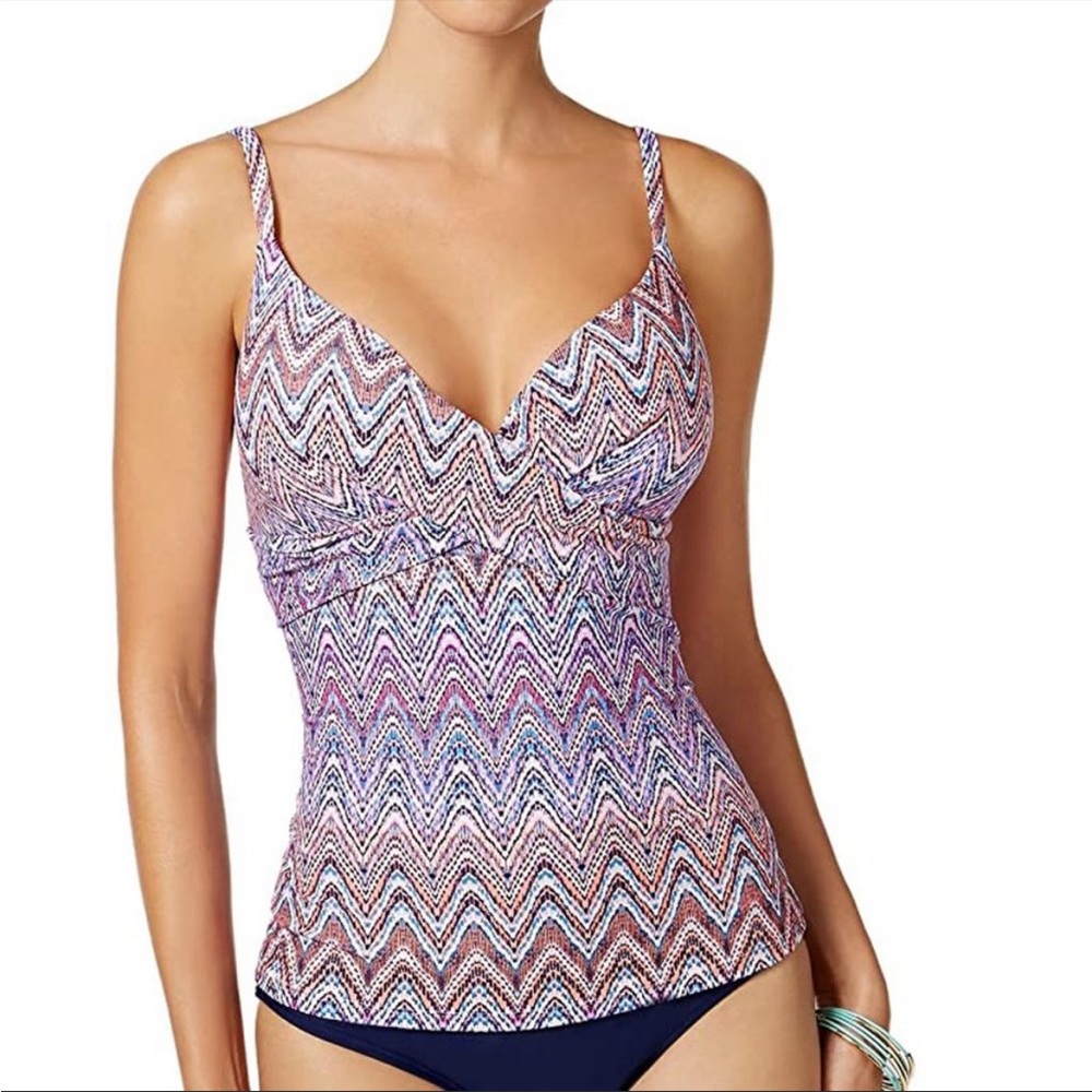 Island Escape Zigzag Bikini Top